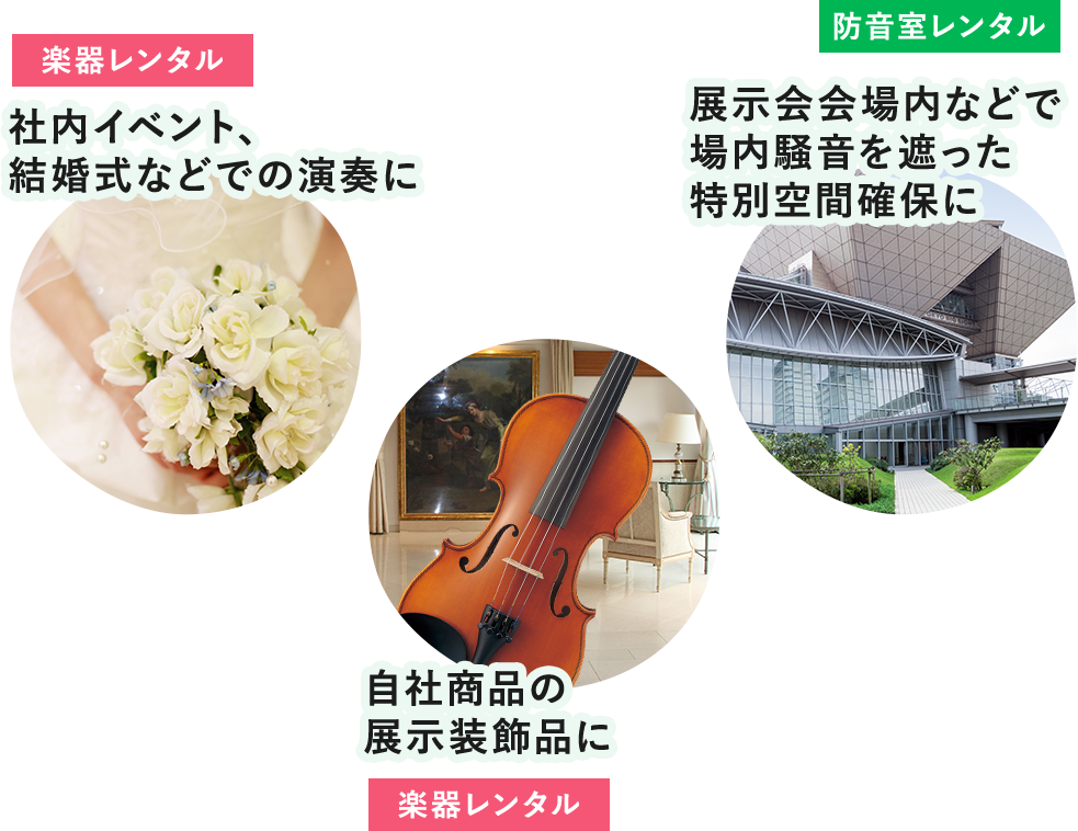 ヤマハ楽器レンタル 防音室レンタル 音レント 法人のお客様 株式会社ヤマハミュージックジャパン